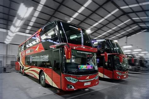 5 PO Bus Double Decker Terbaik Indonesia dengan Fitur Mewah bak Hotel ...