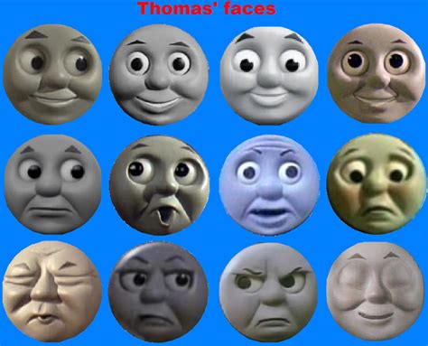 Thomas' Faces by grantgman on DeviantArt