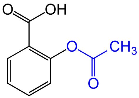 Structure Of Acetylsalicylic Acid