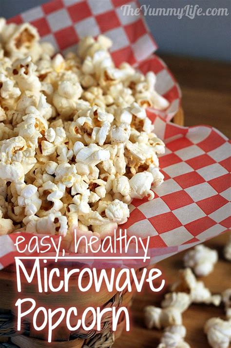 Homemade Microwave Popcorn