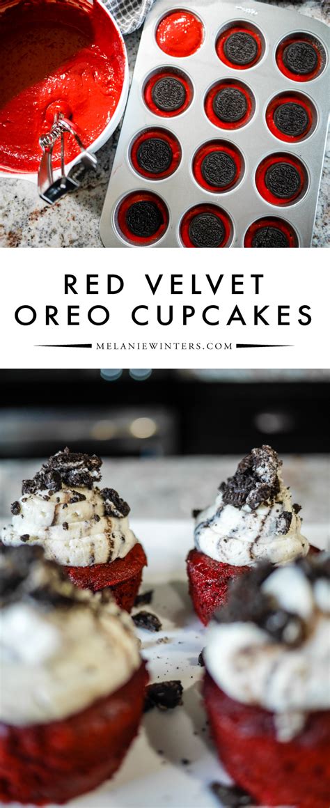 Red velvet oreo cupcakes – Artofit