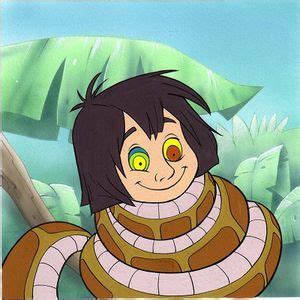 Mowgli being hypnotized and wrapped up in kaa’s coils. | Jungle book ...