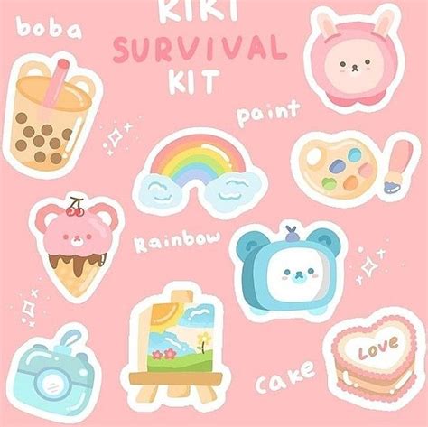 Korean Sticker Printable Di 2021 | Pola Kartu, Seni Buku, Kartu Lucu ...