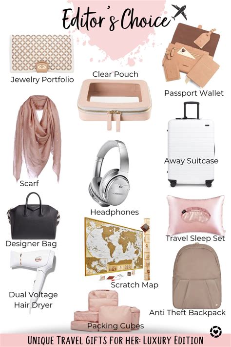 25+ Unique Travel Gifts for Women: Luxury Edition | Luxury gifts for ...