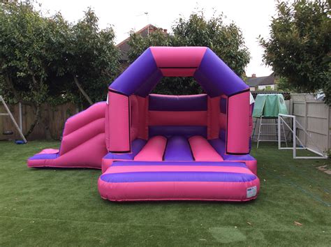 Bouncy Castle with Side Slide - Best Bouncy Castle Hire, Soft Play Hire ...