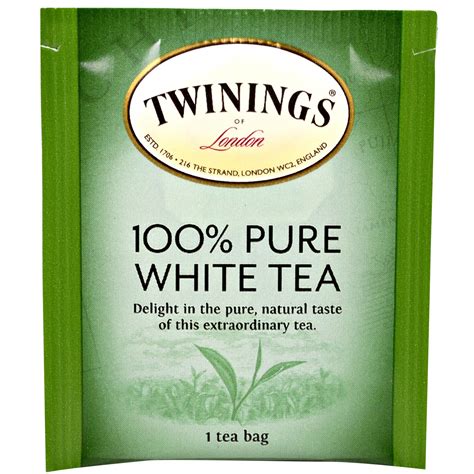 Twinings, 100% Pure White Tea, 20 Tea Bags, 1.06 oz (30 g) Each - iHerb