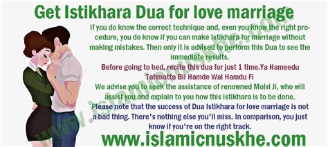 Get Istikhara Dua For Love Marriage - 100% Working