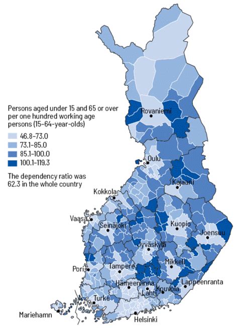 Finland Population Density