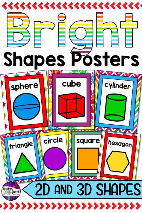 2D Shapes Poster