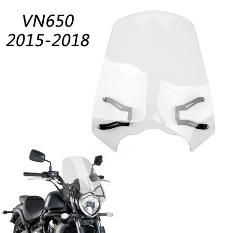 Windshield Screen w/ Bracket For Kawasaki Vulcan S EN 650 2015-2018 ...