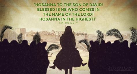 Lesson 21 Hosanna