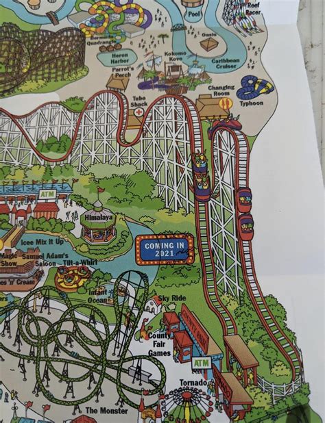 Adventureland Amusement Park Map