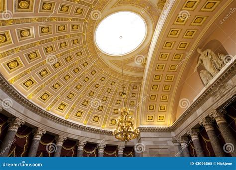 Capitol Building Interior of Dome Stock Image - Image of detail ...