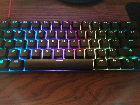 My first 60 percent keyboard! Anne pro 2 gateron browns(sorry for bad ...