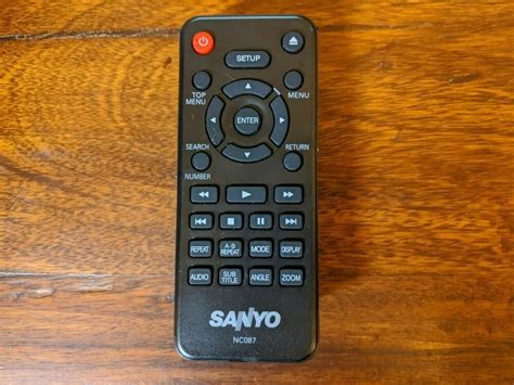 SANYO NC087 DVD BLU-RAY Remote Control #SANYO Tv Remote, Remote Control ...