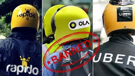 Ban on Bike Taxi Service: Big News! Government banned Ola, Uber and ...