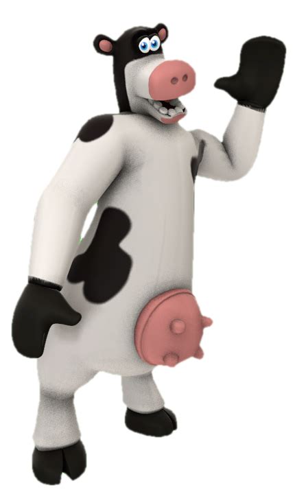 Otis the Cow waving by TransparentJiggly64 on DeviantArt