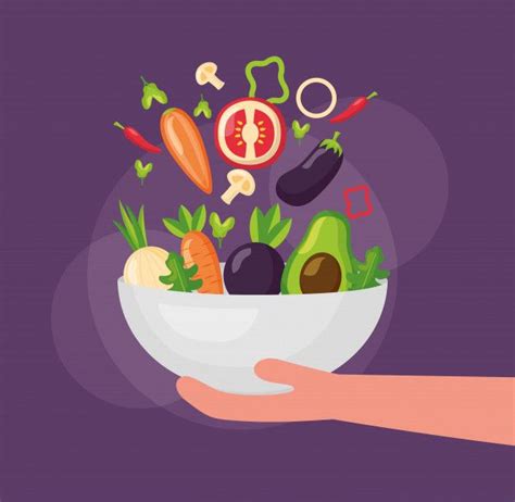 Free Vector | People healthy food