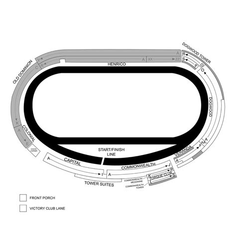 Richmond Raceway Seating Map