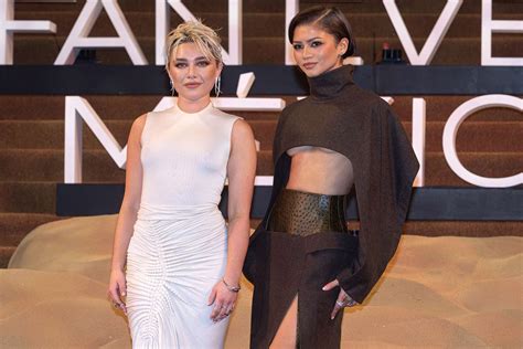 Zendaya and Florence Pugh Slay Red Carpet at 'Dune: Part Two' Event