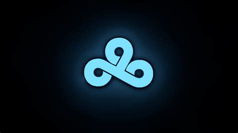 Made a minimal C9 logo desktop background 4k res GlobalOffensive