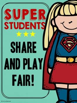 Superhero Classroom Rules Posters by Anita Bremer | TpT