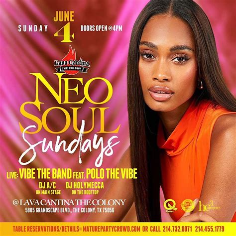 NEO SOUL SUNDAYS feat VIBE THE BAND feat POLO @ Lava Cantina, Lava ...