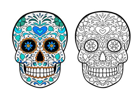 Sugar Skull Drawing Images – Browse 75,213 Stock Photos, Vectors, and ...