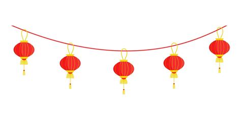 Chinese New Year Lanterns Clipart