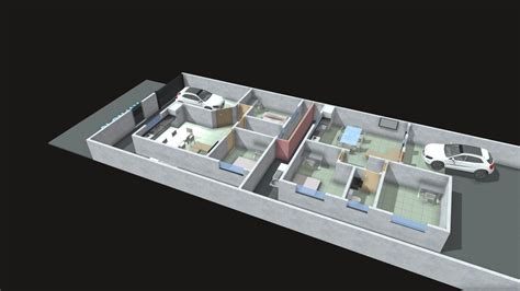 PLANTA BAIXA 3D_2325 - Download Free 3D model by Palmas Engenharia ...