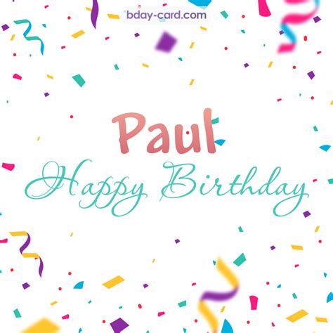 Birthday images for Paul 💐 — Free happy bday pictures and photos | BDay ...