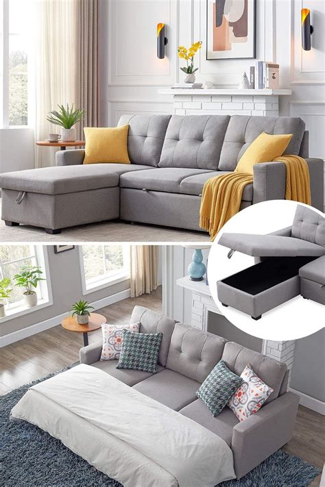 7 Perfect Stylish Sleeper Sectionals For Small Spaces!