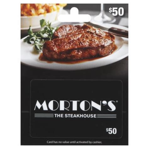 Morton's The Steakhouse $50 Gift Card, 1 ct - Fred Meyer