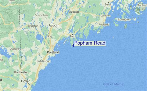 Popham Beach Maine Map | Time Zones Map