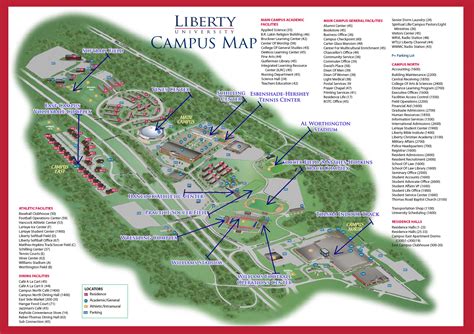 Liberty University Map - Liberty University Lynchburg VA • mappery