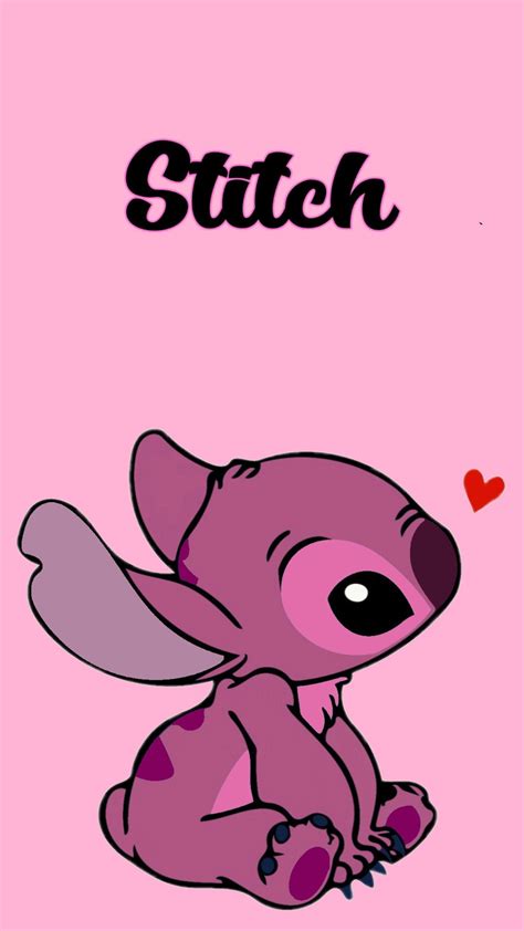 Pink Stitch 💗 | Stitch drawing, Lilo and stitch drawings, Angel lilo ...