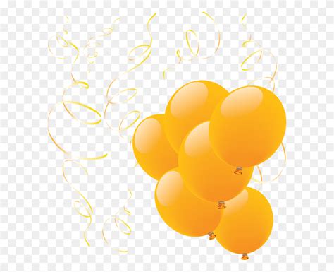 Shiny Yellow Balloons Yellow Balloons, Plant, Graphics HD PNG Download ...