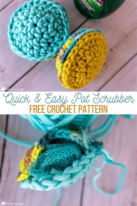 Free Pot Scrubber Crochet Pattern - Heart Hook Home