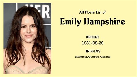 Emily Hampshire Movies list Emily Hampshire| Filmography of Emily ...