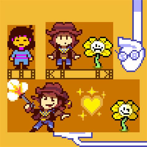 Look! Look its Clover! Clover Yellow Undertale! There are no spoilers ...