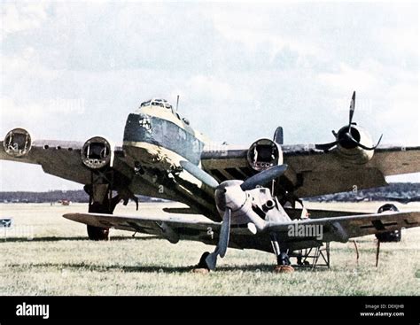 German, Luftwaffe, Messerschmidt, Me 109, parked, damaged plane, air ...