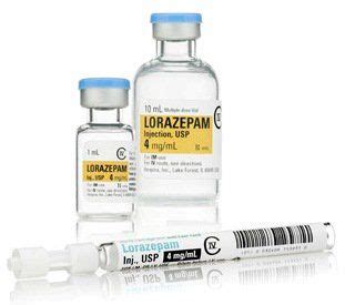 Lorazepam 4 mg / mL Injection Vial 1 mL CIV