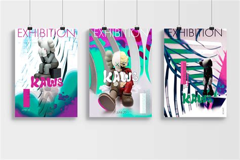 KAWS exhibition on Behance