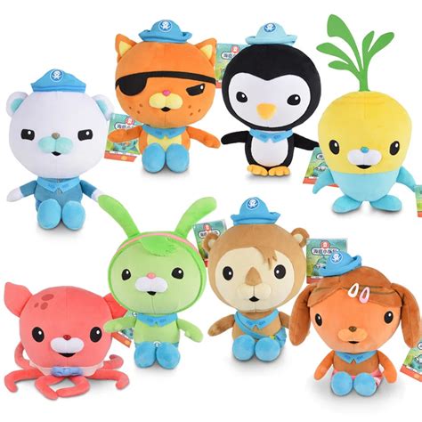 14 19CM Original Octonauts Plush toysOctoplush Peso Kwazii Captain ...