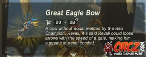 Breath of the Wild: Great Eagle Bow - Orcz.com, The Video Games Wiki