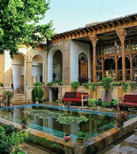 arjuna-vallabha: “Iran house courtyard ” | Architecture house ...