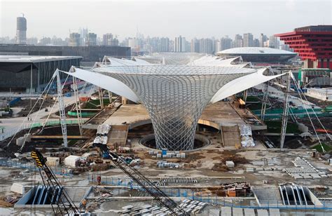 MEGASTRUCTURE SHANGHAI 2010 EXPO LA COPERTURA IN ACCIAIO, VETRO E ...