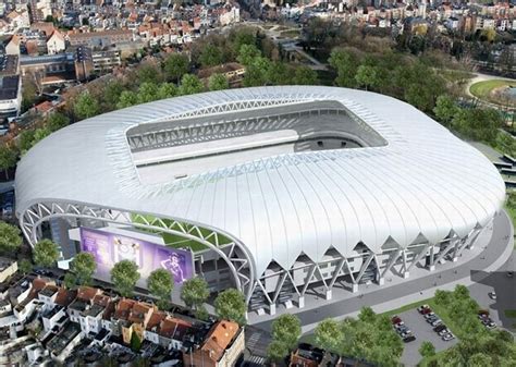 RSC Anderlecht football stadium | Stadium architecture, Stadium design ...