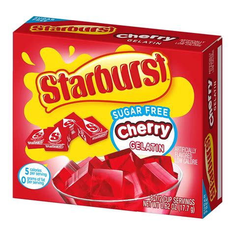 Starburst Sugar Free Cherry Gelatin - Shop Baking Ingredients at H-E-B