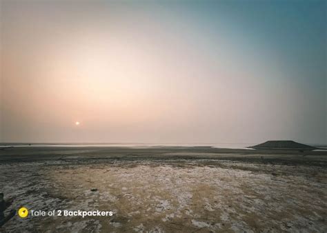 Sunrise at Little rann of Kutch Wildlife Sanctuary | Tale of 2 Backpackers